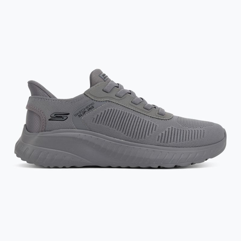 Pánske topánky SKECHERS Bobs Squad Chaos Solid Step gray 2