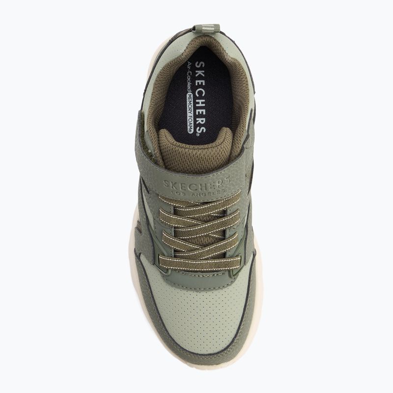 Detské topánky SKECHERS Uno Lite Echo Surge olive 5