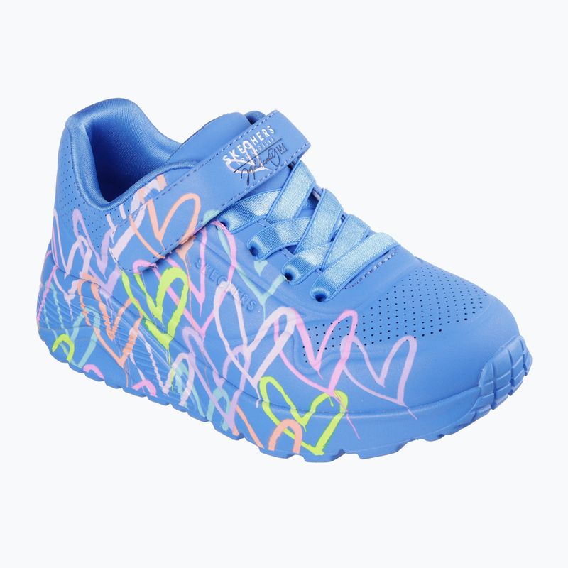 Detské topánky SKECHERS Uno Lite Love Levitate blue/multi 8