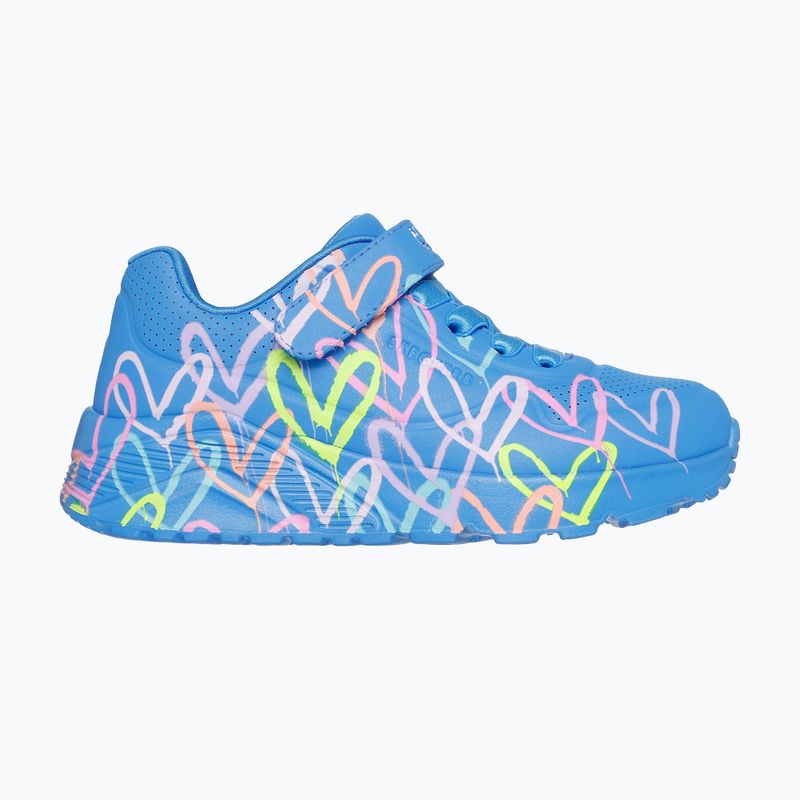 Detské topánky SKECHERS Uno Lite Love Levitate blue/multi 9