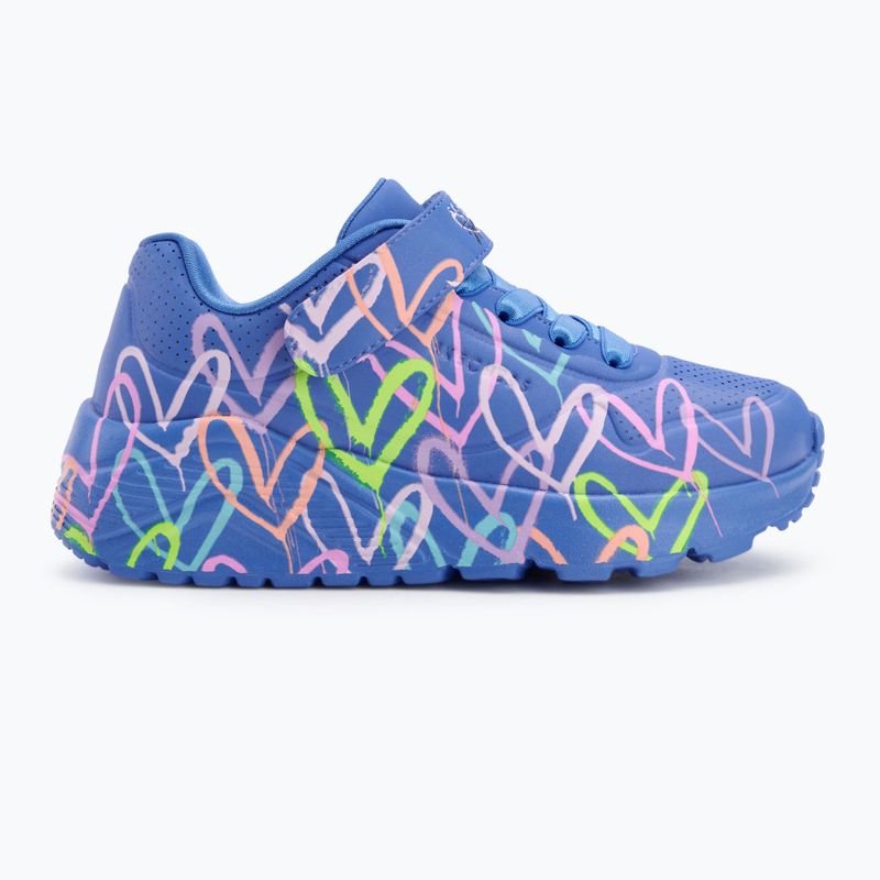 Detské topánky SKECHERS Uno Lite Love Levitate blue/multi 2