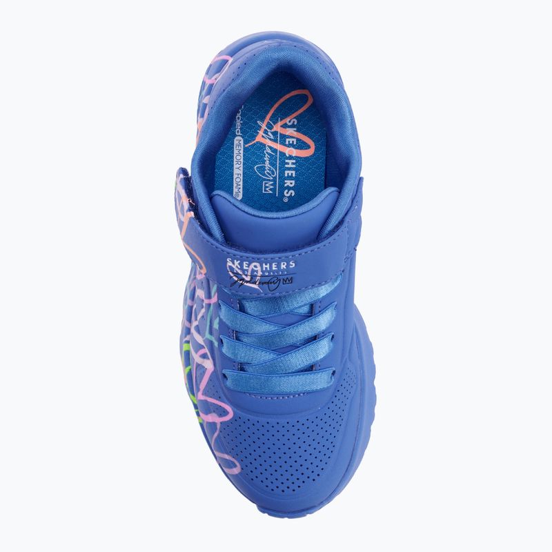 Detské topánky SKECHERS Uno Lite Love Levitate blue/multi 5