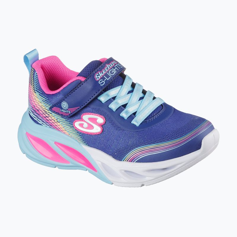 Detské topánky SKECHERS Cosmic Glow Rainbow Beam blue