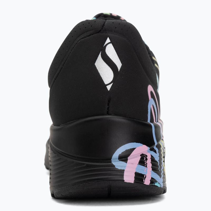 Dámske topánky SKECHERS JGoldcrown Uno Spread The Love black 6