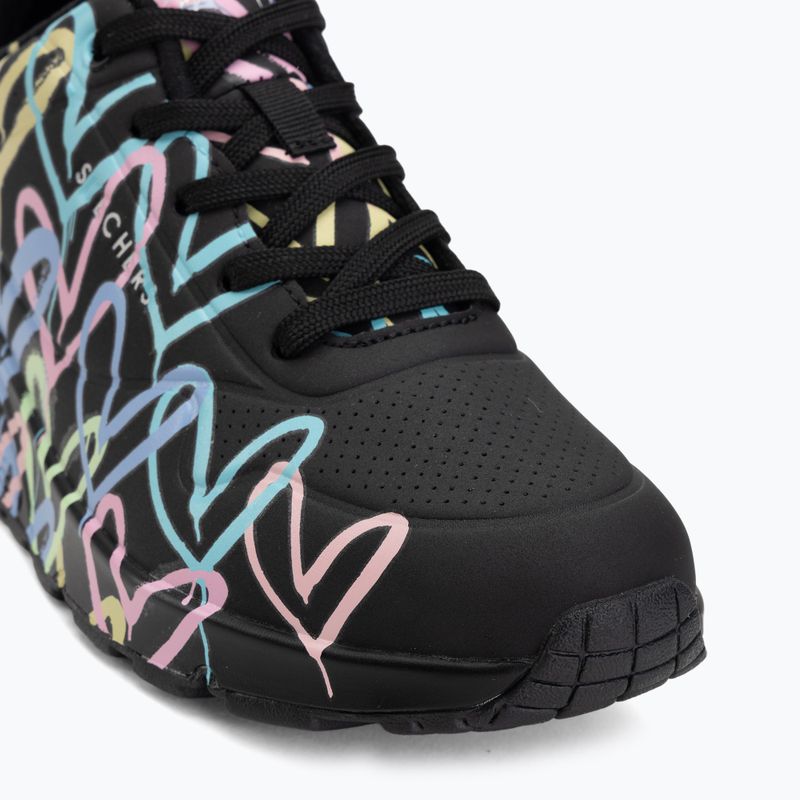 Dámske topánky SKECHERS JGoldcrown Uno Spread The Love black 7