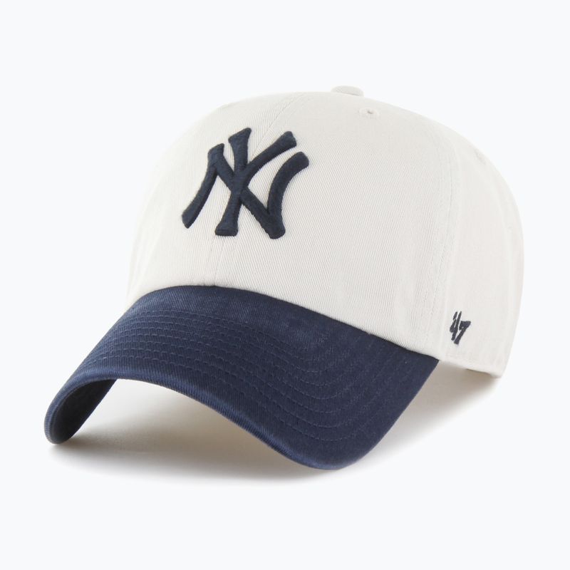 47 Značka MLB New York Yankees Grand Stand CLEAN UP bone baseballová čiapka 3