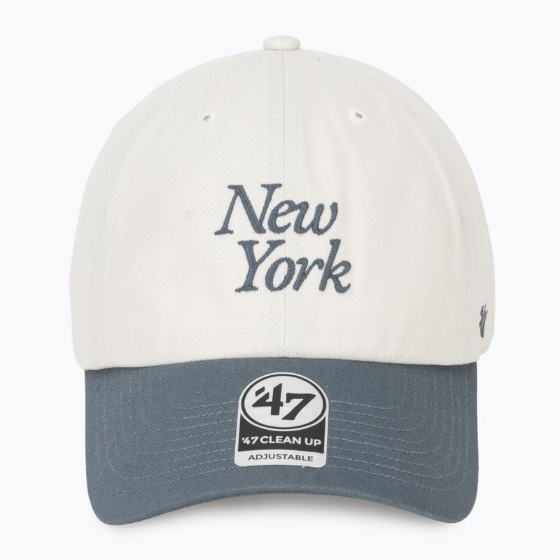47 Značka MLB New York Yankees Foundation Script TT CLEAN UP pieskovcová baseballová čiapka 2