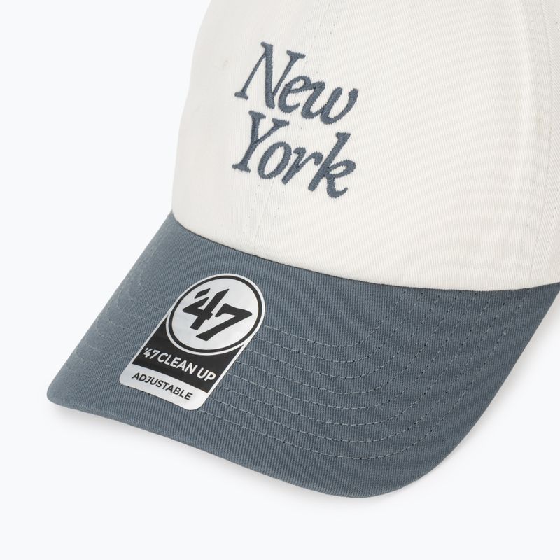 47 Značka MLB New York Yankees Foundation Script TT CLEAN UP pieskovcová baseballová čiapka 3