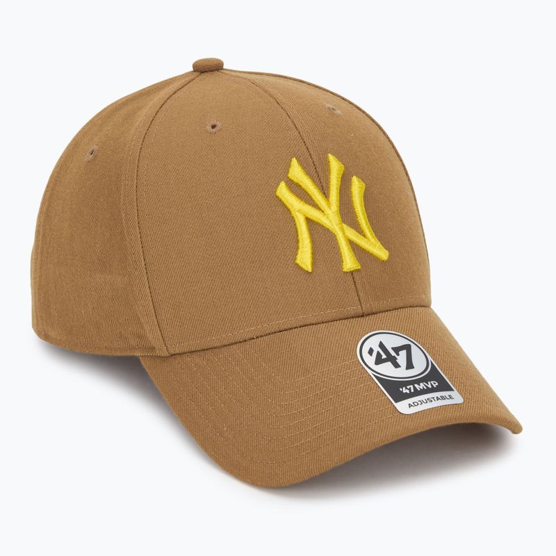 47 Značka MLB New York Yankees MVP camel baseballová čiapka