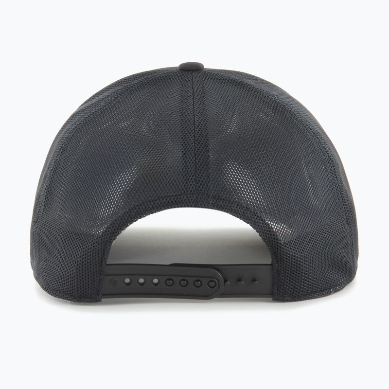 47 Značka Los Angeles Dodgers Volcanic Trucker baseballová čiapka čierna 2