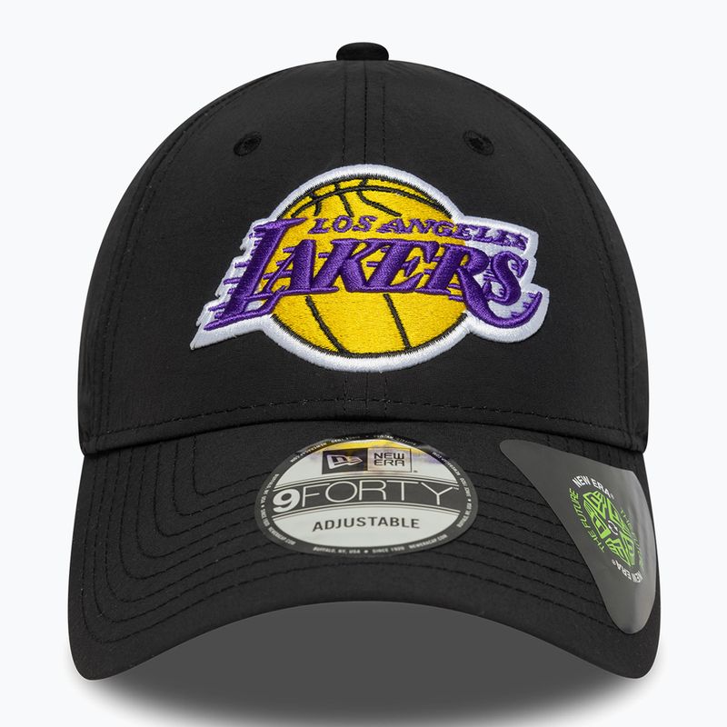 Šiltovka New Era Recycled 9Forty Lakers black/official tea team color 3