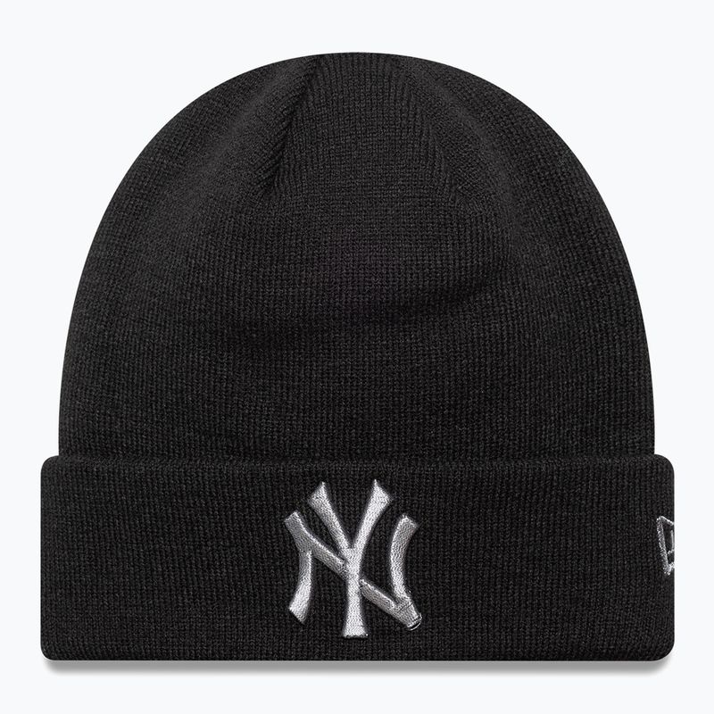 Zimná čiapka New Era Metallic New York Yankees black