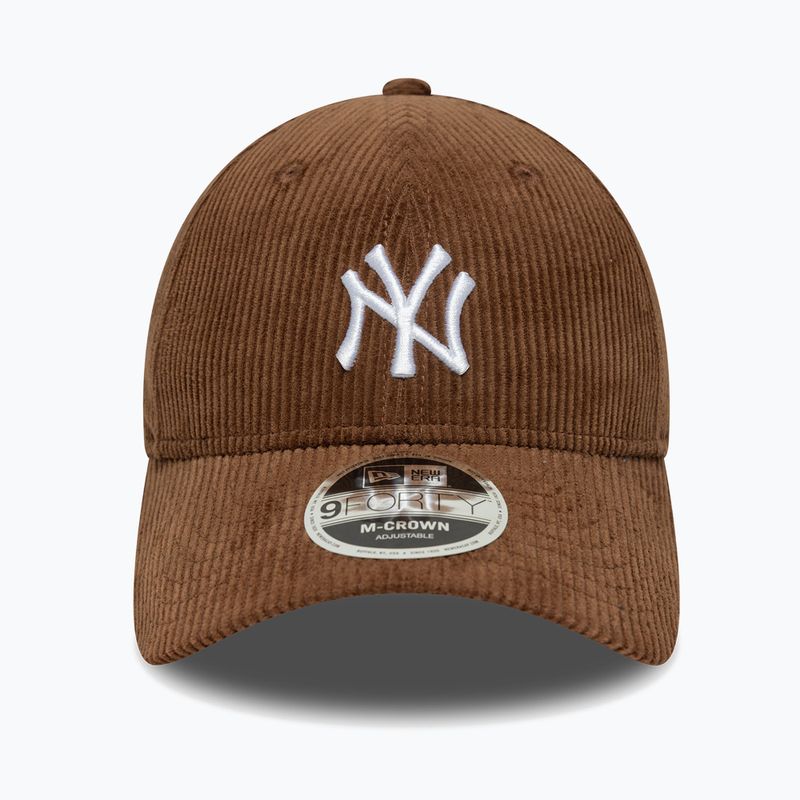 Šiltovka New Era Cord 9Forty Mcrown New York Yankees dark auburn/dark autumn 2