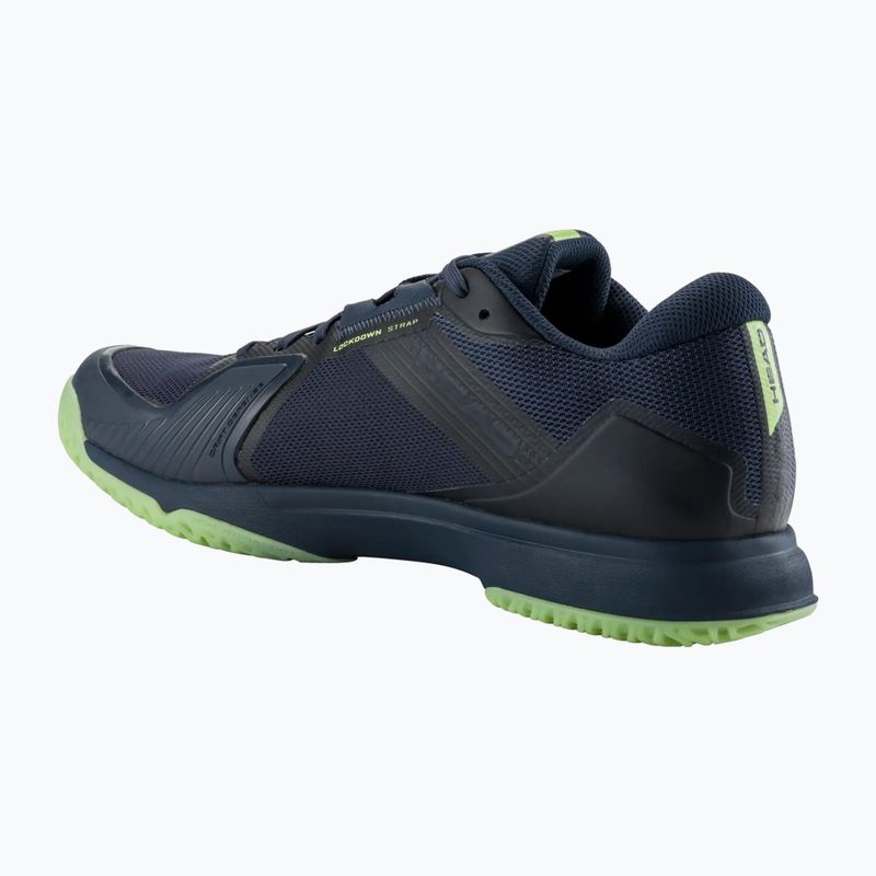 Topánky na squash HEAD Sprint Team 4.0 Indoor navy/lime 2