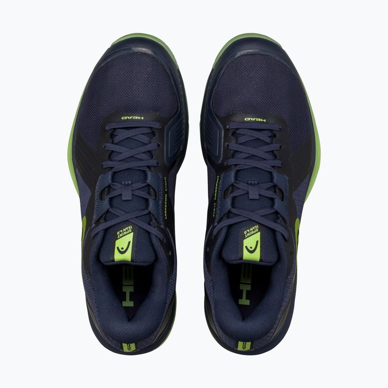 Topánky na squash HEAD Sprint Team 4.0 Indoor navy/lime 4
