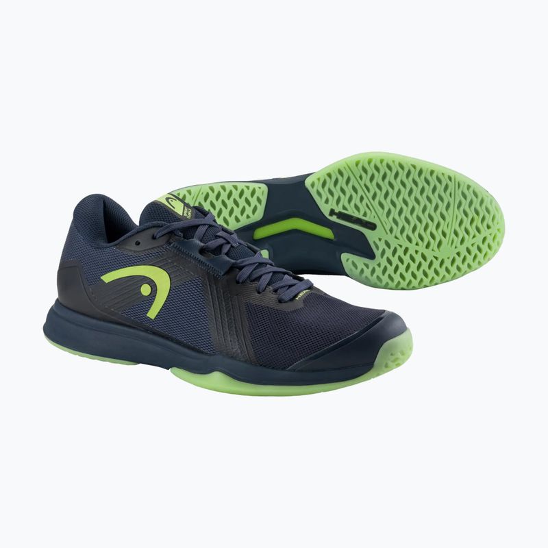 Topánky na squash HEAD Sprint Team 4.0 Indoor navy/lime 5