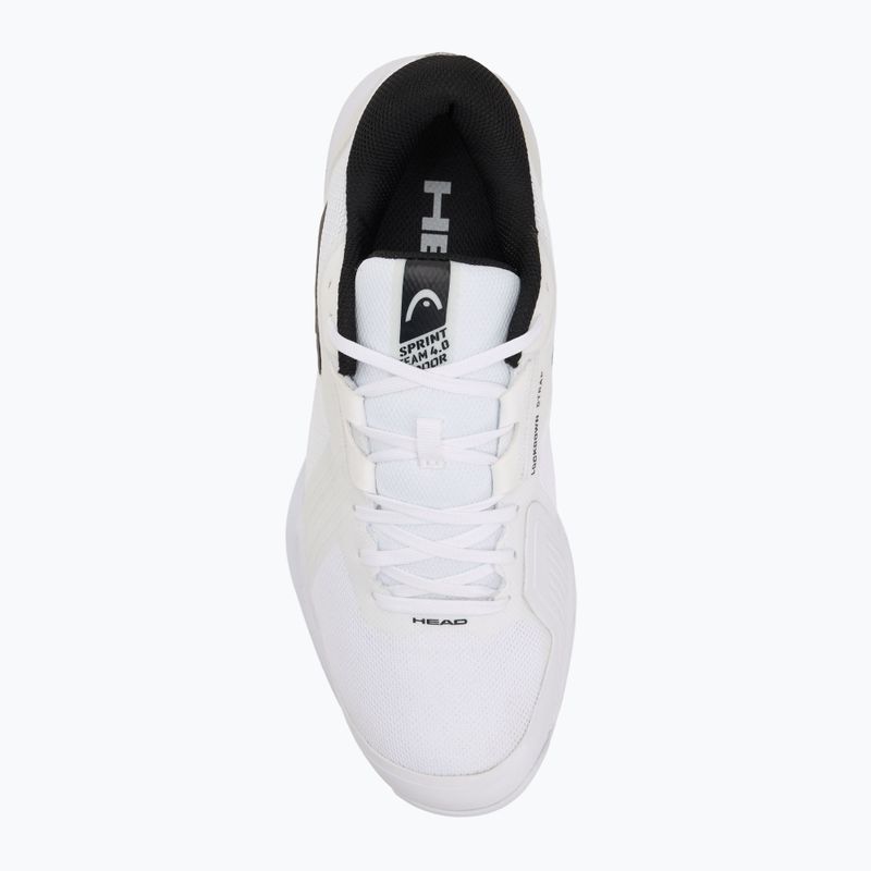 Topánky na squash HEAD Sprint Team 4.0 Indoor white/black 5