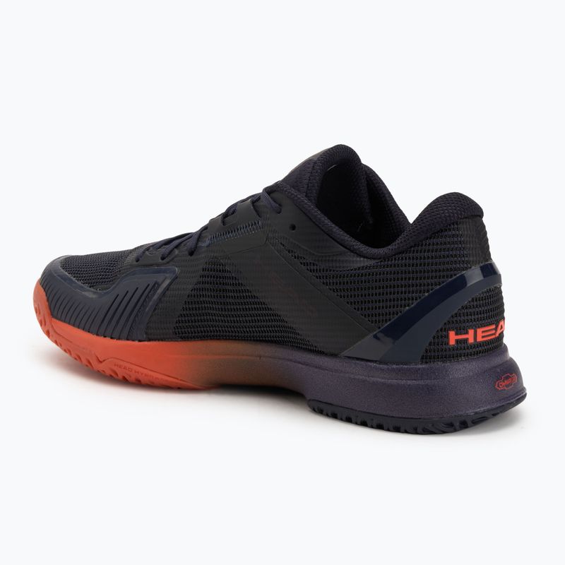 Topánky na squash HEAD Sprint Pro 4.0 Indoor dark blue/red 3