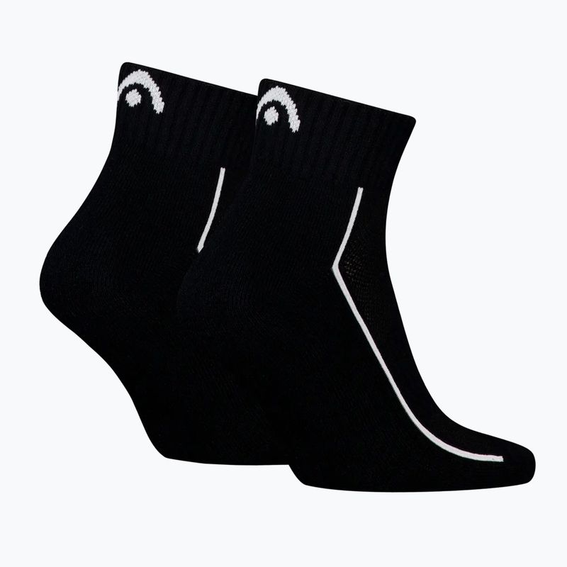 Ponožky HEAD Tennis 2P Performance Quarter 2 pairs black 2