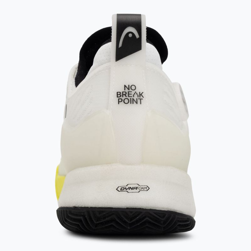 Pánske tenisové topánky HEAD Endure Pro BOA Clay white/yellow 6