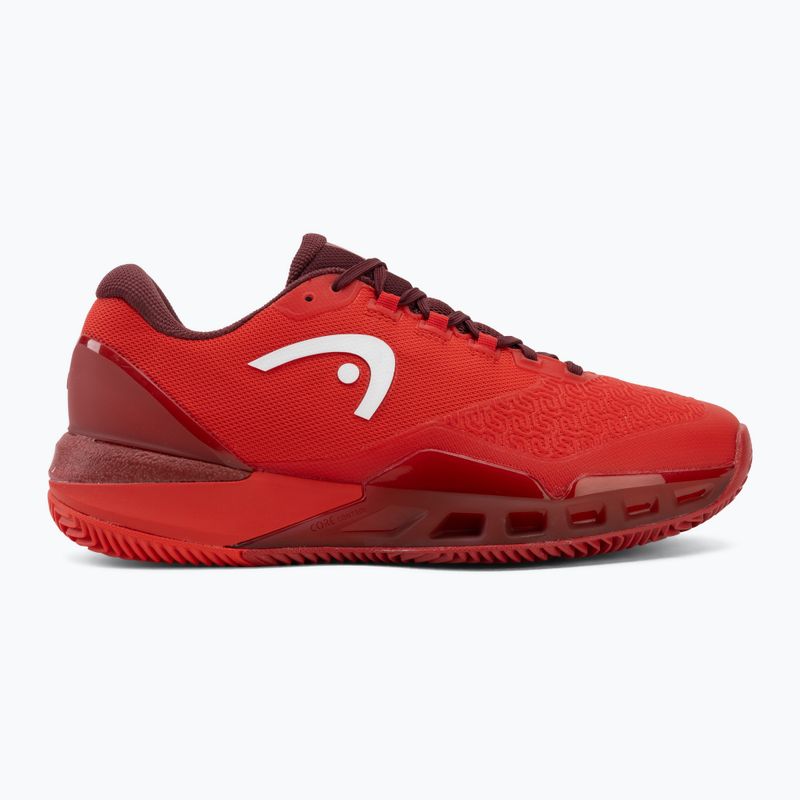 Pánske tenisové topánky HEAD Revolt Pro 5.0 Clay red/dark red 2
