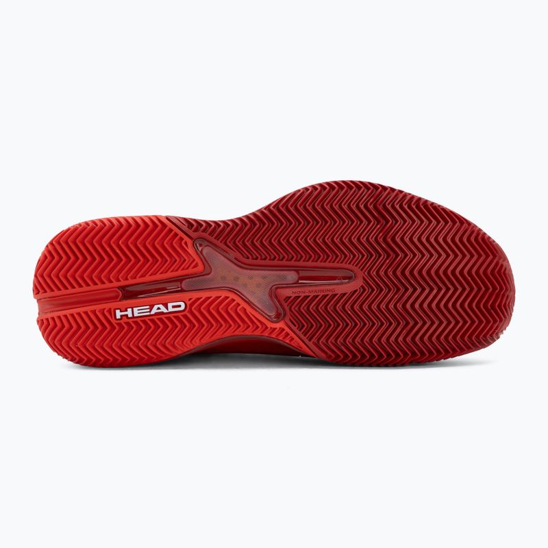 Pánske tenisové topánky HEAD Revolt Pro 5.0 Clay red/dark red 4