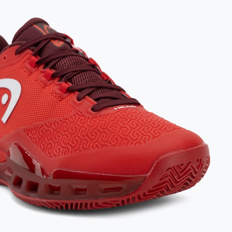 Pánske tenisové topánky HEAD Revolt Pro 5.0 Clay red/dark red 7