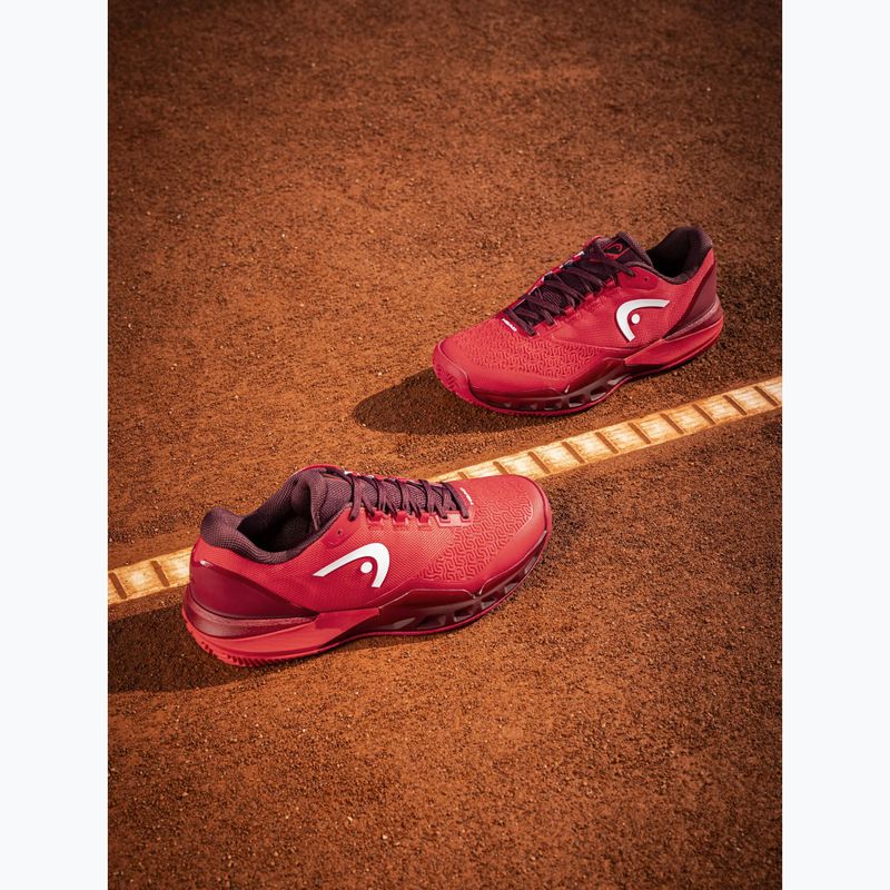 Pánske tenisové topánky  HEAD Revolt Pro 5.0 Clay red/dark red 5