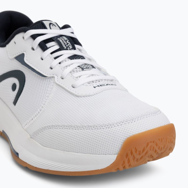Pánske tenisové topánky HEAD Revolt Court 5.0 Indoor white/blueberry 7