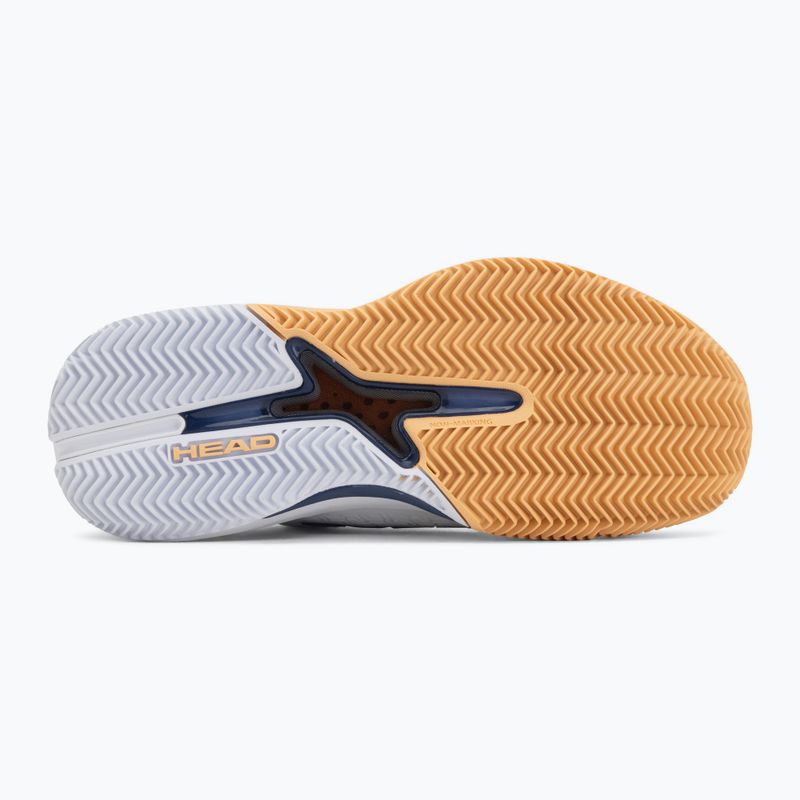 Dámske tenisové topánky  HEAD Revolt Pro 5.0 Clay white apricot 4