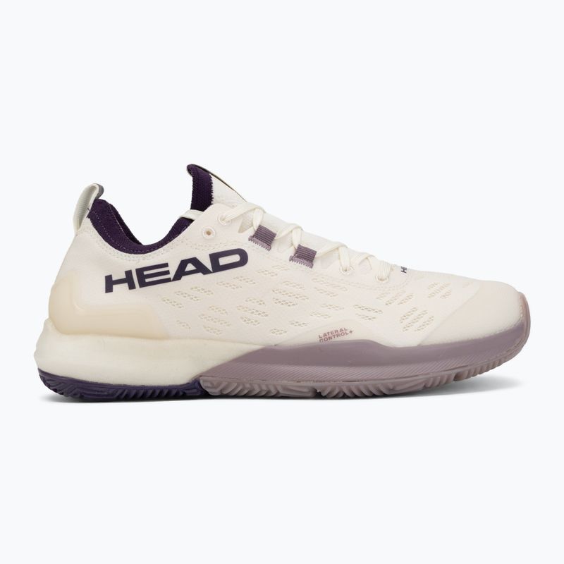 Dámske topánky na padel HEAD Motion Pro 1.5 chalk white/purple 2