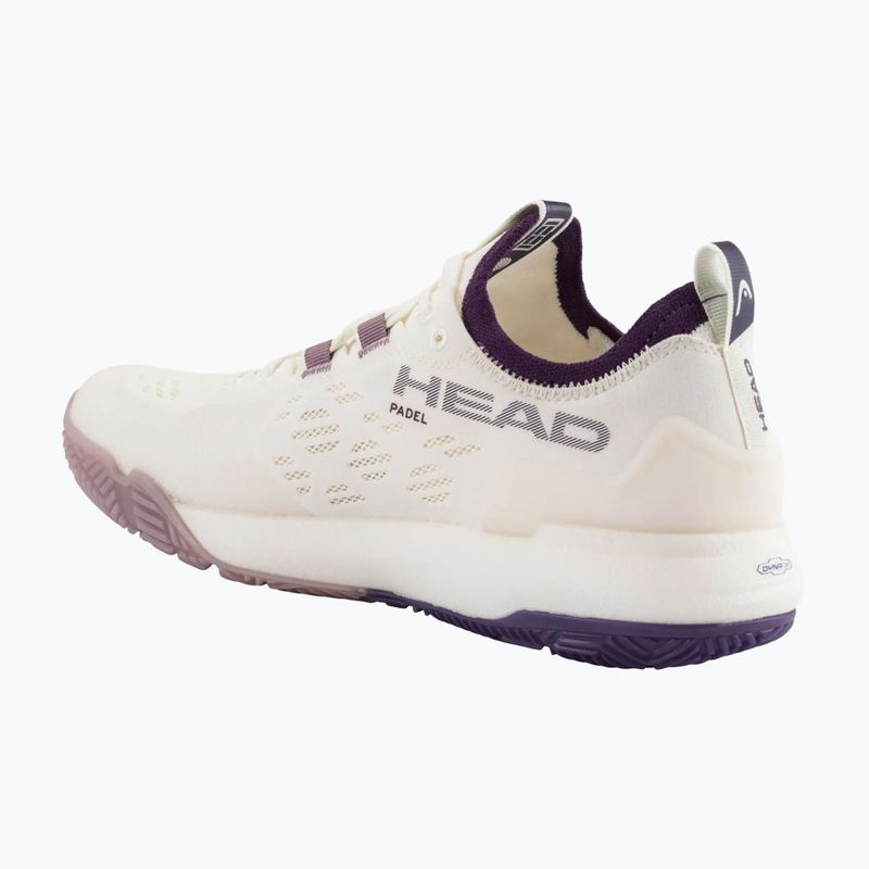 Dámske topánky na padel HEAD Motion Pro 1.5 chalk white/purple 2