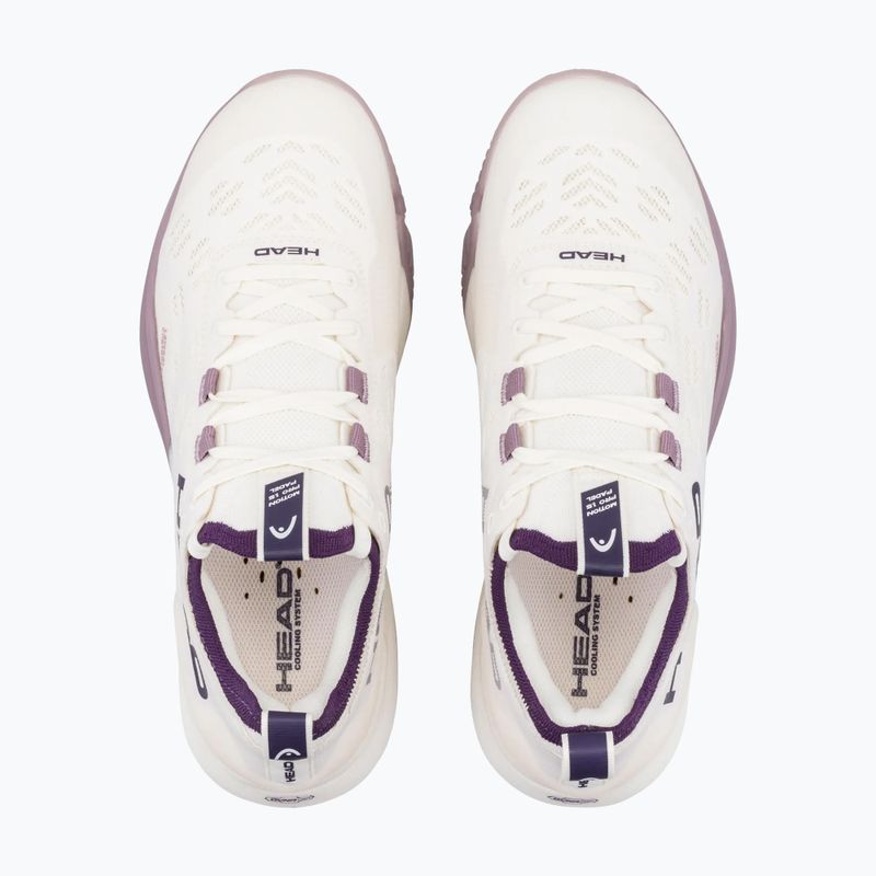 Dámske topánky na padel HEAD Motion Pro 1.5 chalk white/purple 4