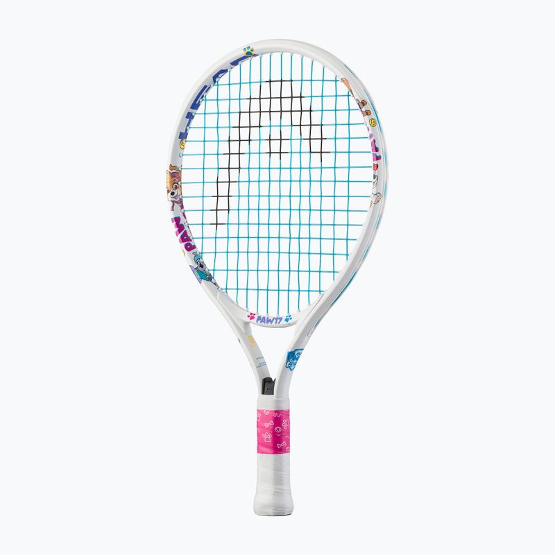 Detská tenisová raketa HEAD Paw 17 biela