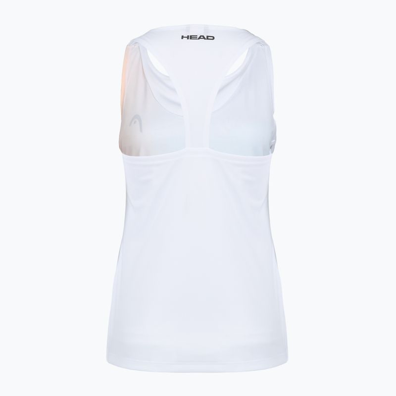 Dámske tenisové tričko HEAD Agility Tank Top apricot/print vision 2