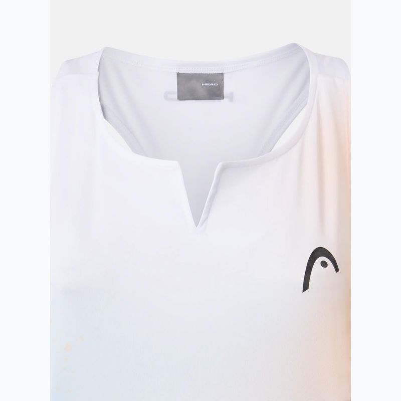 Dámske tenisové tričko HEAD Agility Tank Top light blue/print vision 3