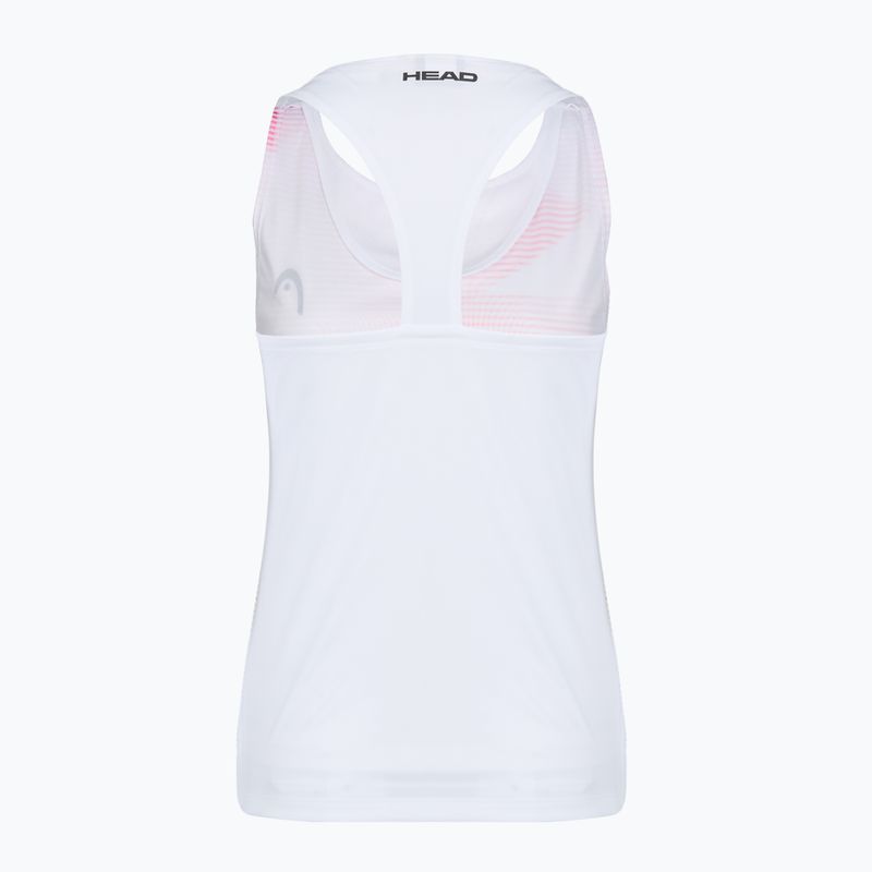 Dámske tenisové tričko HEAD Agility Tank Top light blue/print vision 2