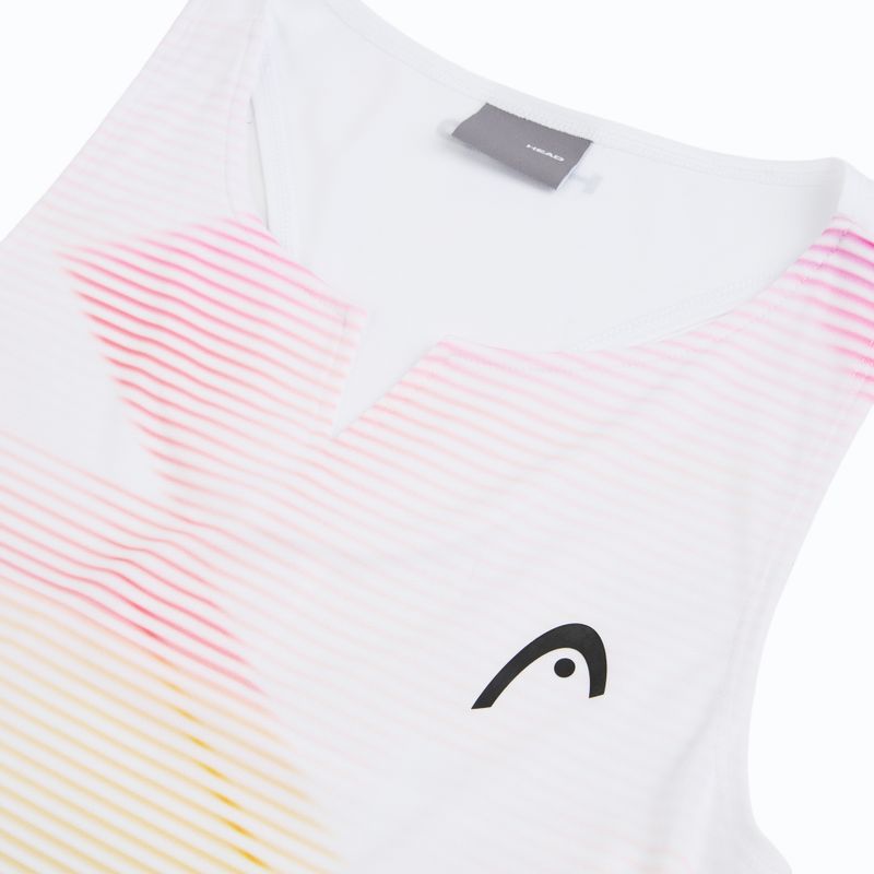Dámske tenisové tričko HEAD Agility Tank Top light blue/print vision 3
