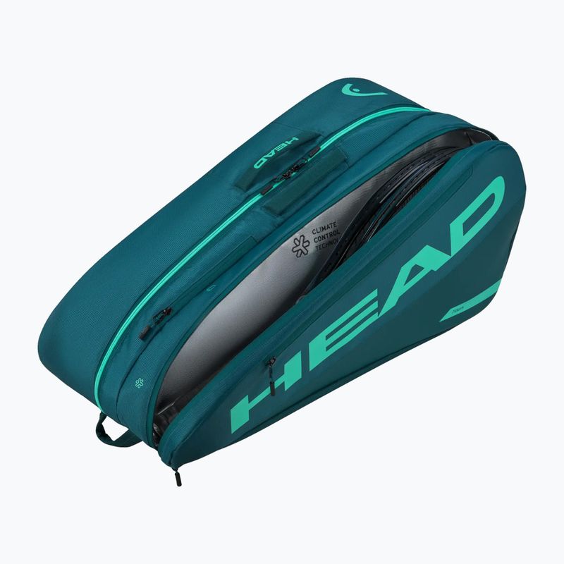 Tenisová taška HEAD Tour Racquet Bag L 65 l green 5