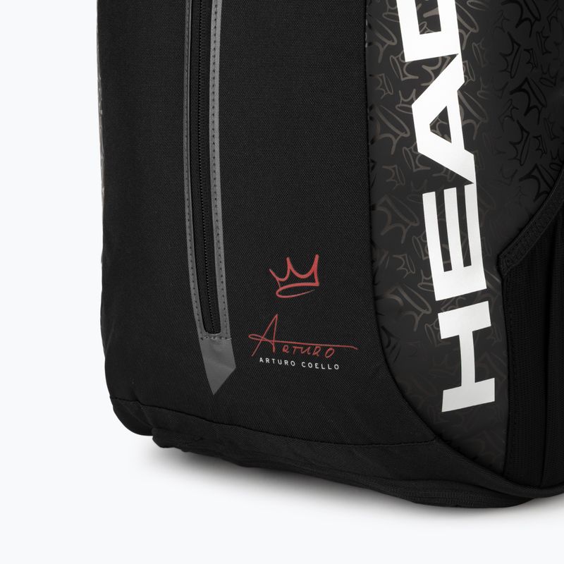 Batoh na padel HEAD Coello Tour Padel Backpack 25 l black 4