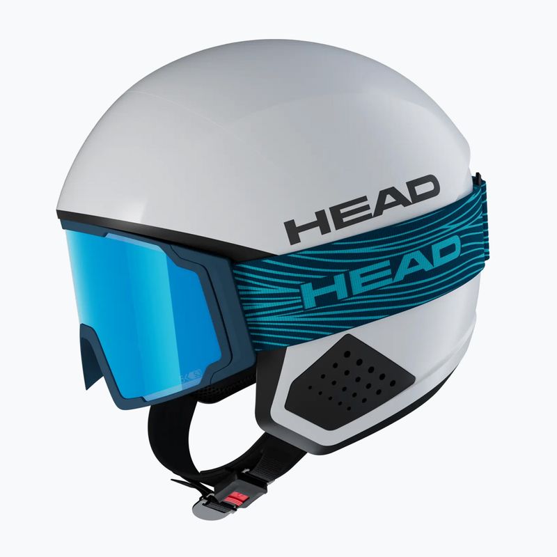 Lyžiarske okuliare HEAD Neves Pro 5k Race blue/petrol/blue/chrome/orange 2