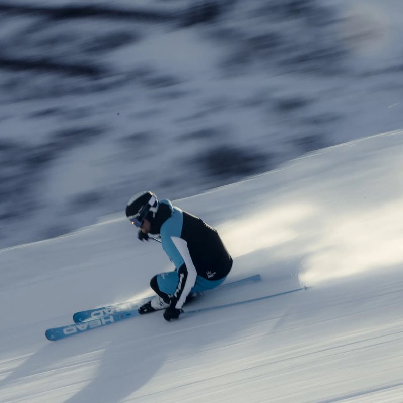 Zjazdové lyže + viazanie HEAD WC Rebels e-Speed Pro RP WCR 14 + Protector+ FF 14 GW blue/white 7