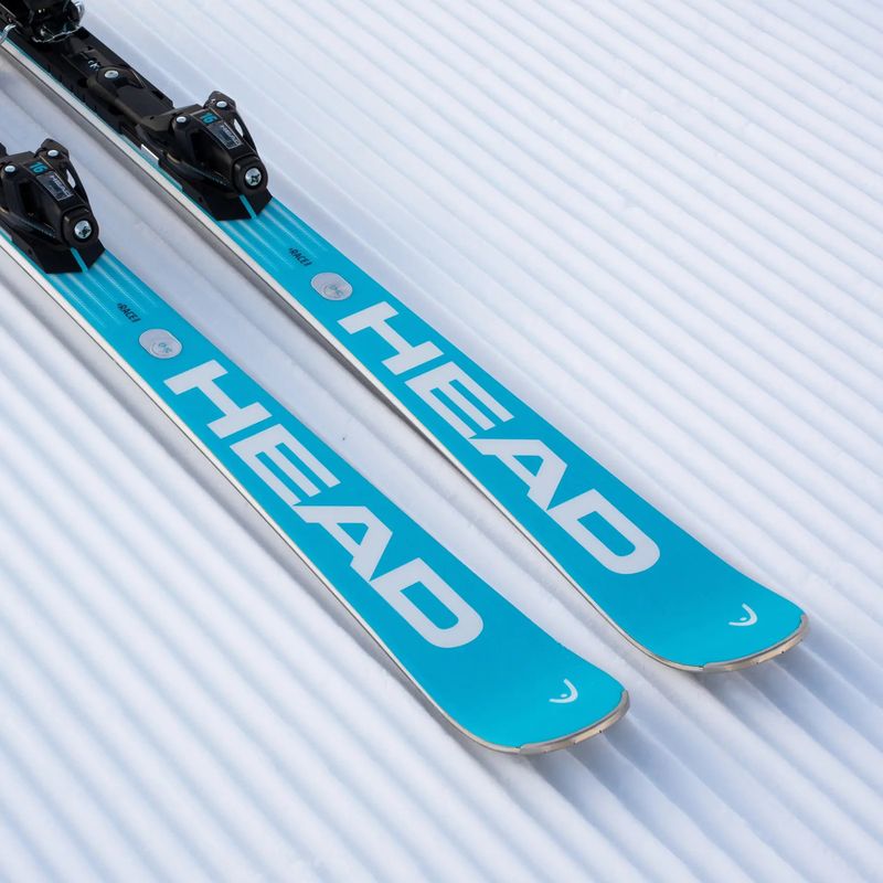Zjazdové lyže + viazanie HEAD WC Rebels e-SL Pro RP WCR 14 + Protector+ FF 14 GW blue/white 4