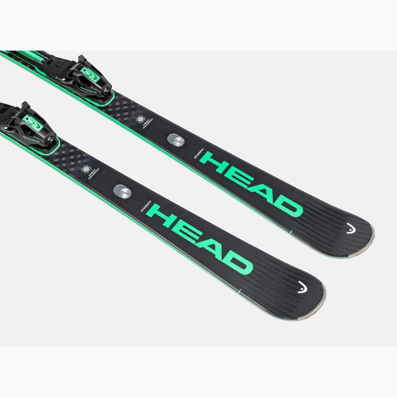 Zjazdové lyže + viazanie HEAD Supershape e-Magnum SW BB-PR + Protector Evo PR 13 GW black/green 3