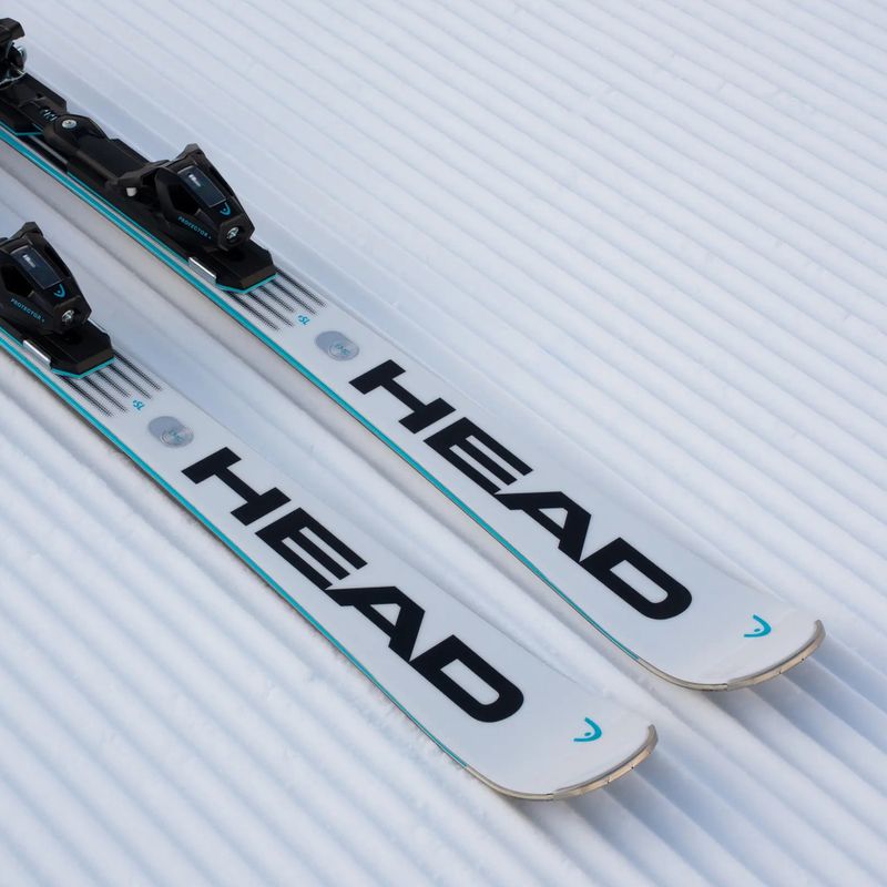 Zjazdové lyže + viazanie HEAD WC Rebels e.SLR LYT-PR + PR 11 GW white/blue 4