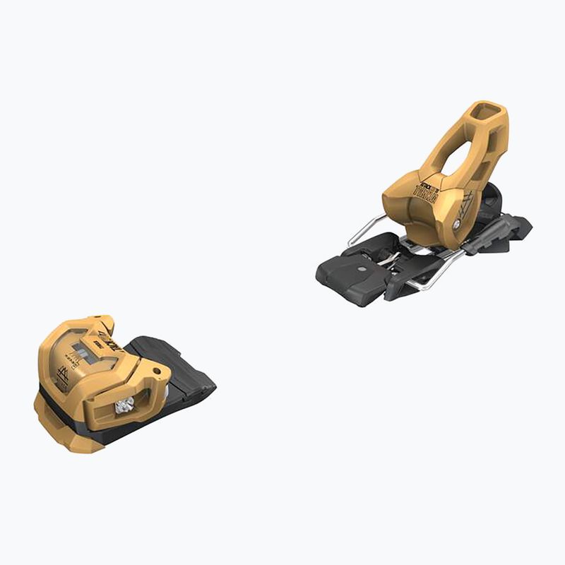 Detské zjazdové lyže + viazanie HEAD Kore Team SW + Attack LYT 11 GW black/beige 9