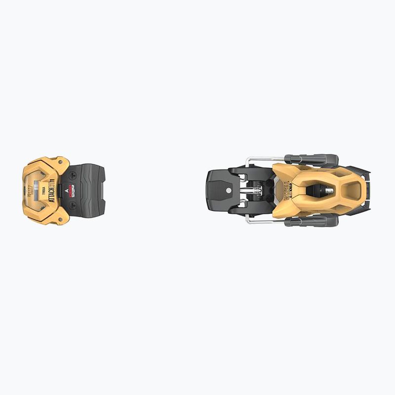 Detské zjazdové lyže + viazanie HEAD Kore Team SW + Attack LYT 11 GW black/beige 12