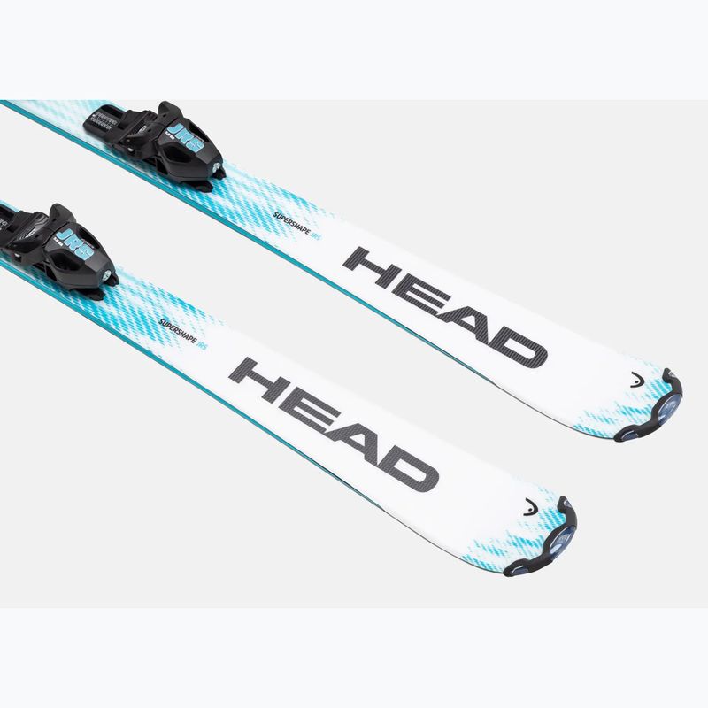Detské zjazdové lyže + viazanie HEAD Supershape JRS + Jrs 7.5 GW CA white/blue 3