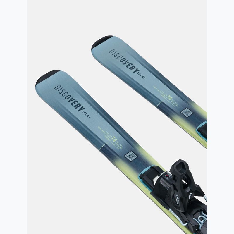 Zjazdové lyže + viazanie HEAD Discovery 74 Sport AM BB-PR + Protector Evo PR 11 GW blue/yellow 4