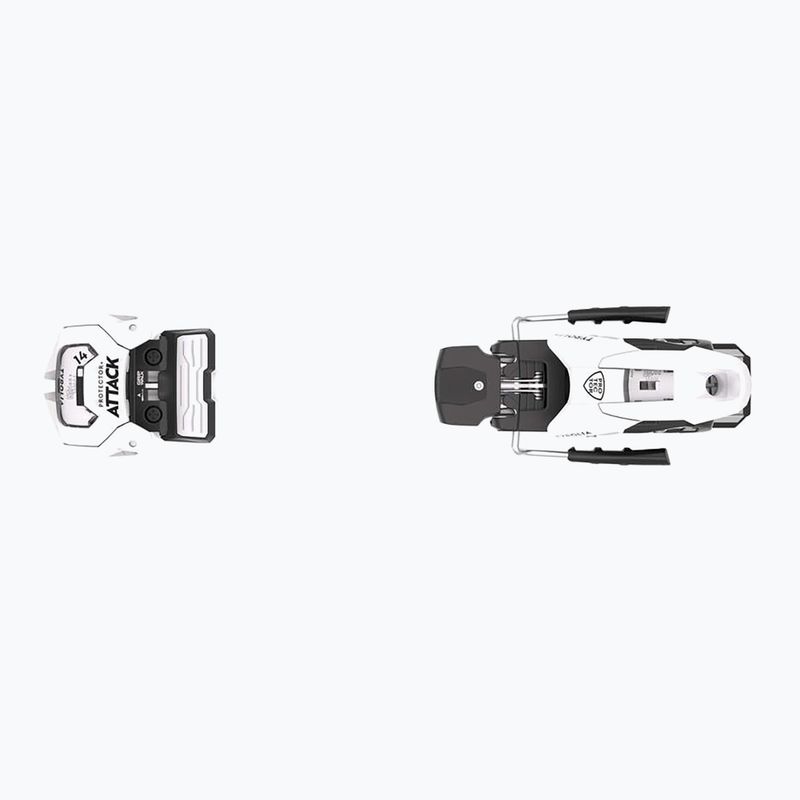 Dámske zjazdové lyže + viazanie HEAD Kore 93 Ti + Protector+ Attack 14 GW white/blue 6